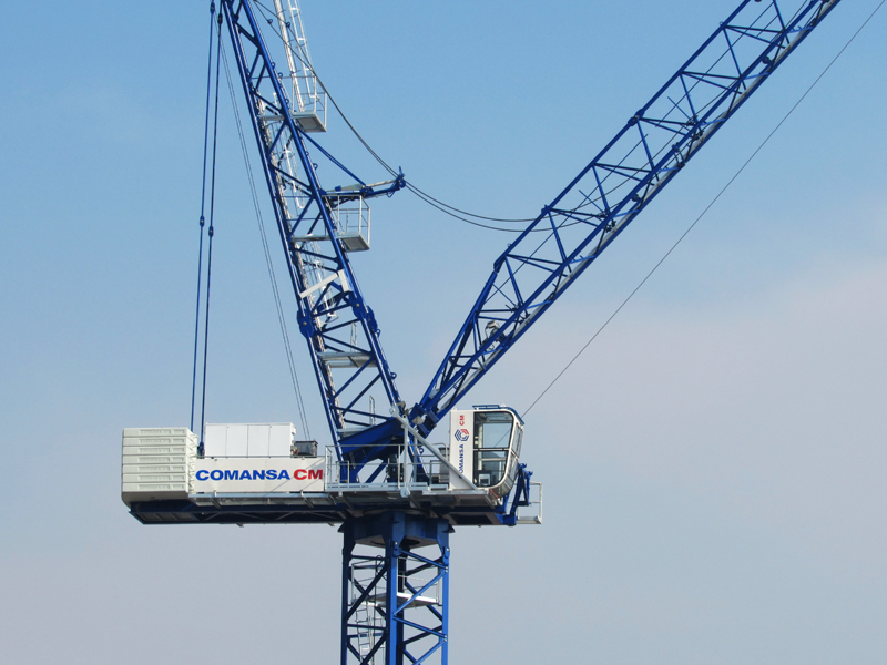 luffing jib tower cranes