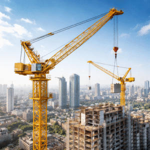 luffing jib tower cranes