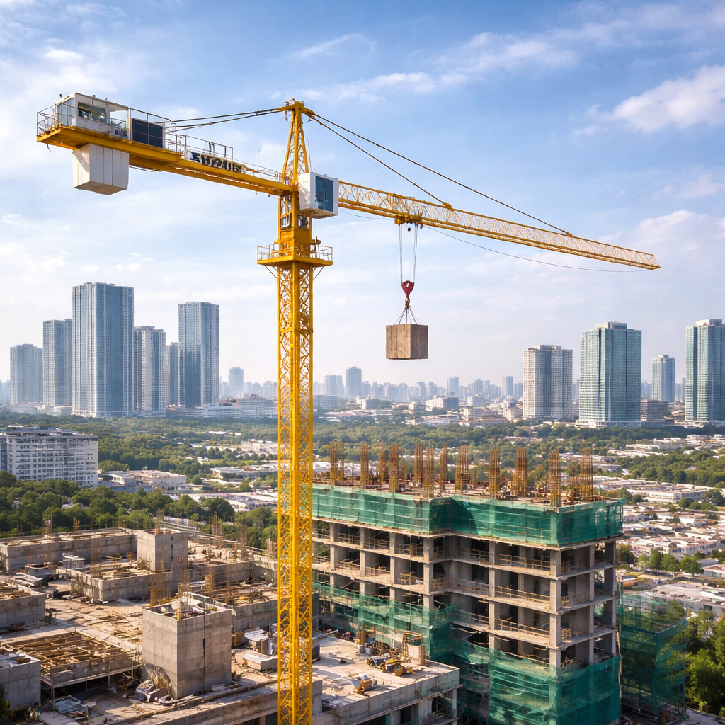 flat top tower cranes