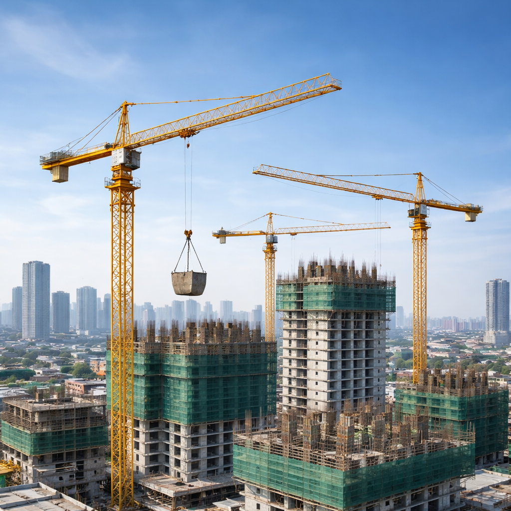 flat top tower cranes